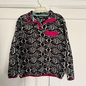 PATAGONIA Women’s Lightweight Synchilla Snap-T Fleece Pullover Size L